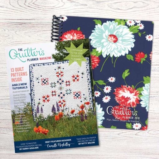 Download 2019-QP-cover-mockup-floral-mag | The Quilter's Planner